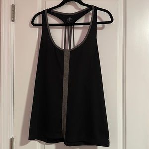 Avia Work-Out Tank Size XXL Black with Grey Accents Racerback
